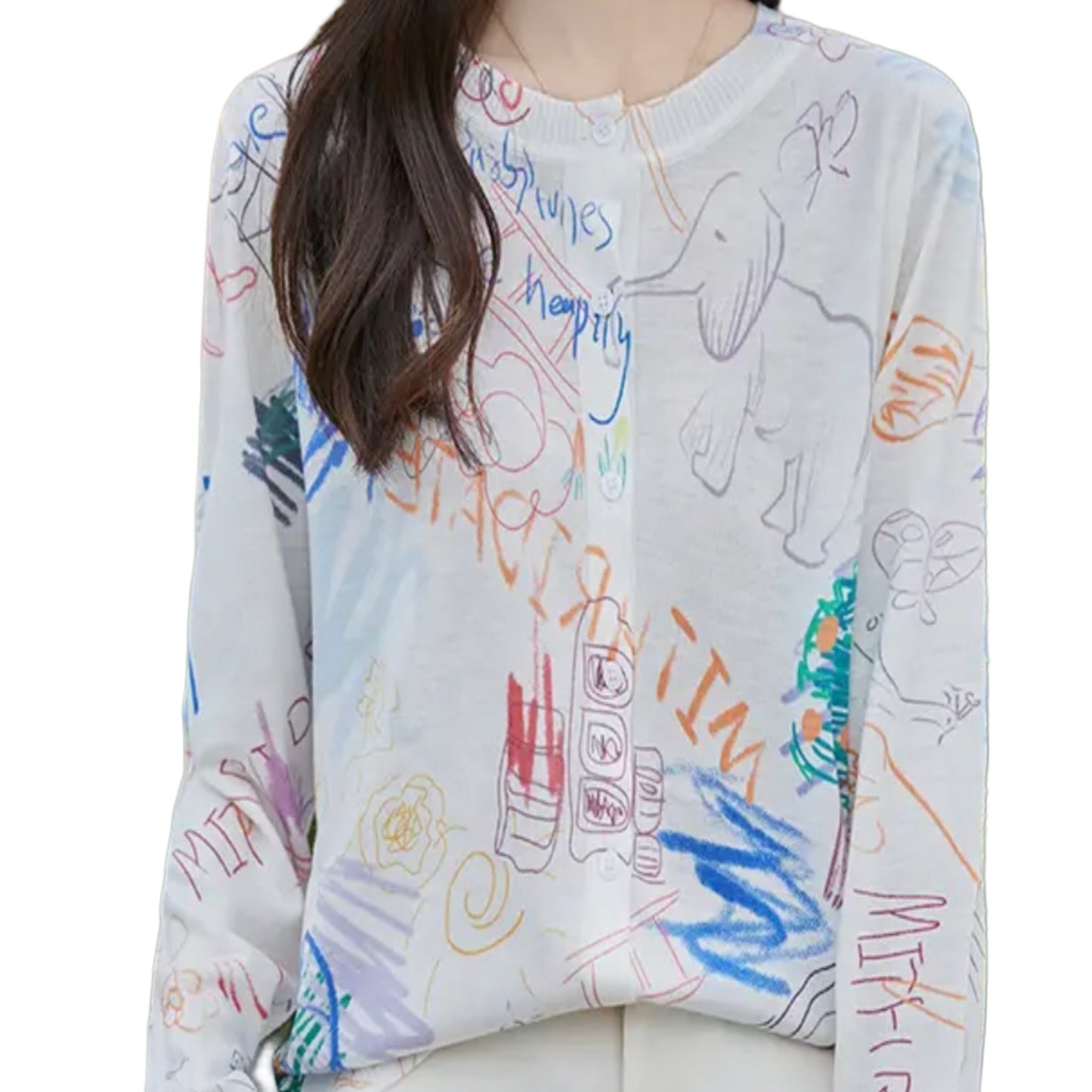 Play Box Bottom Shirt Long with buttons