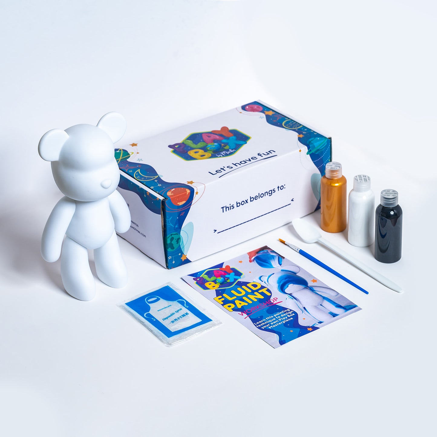 Fluid Paint Masterpiece Bears