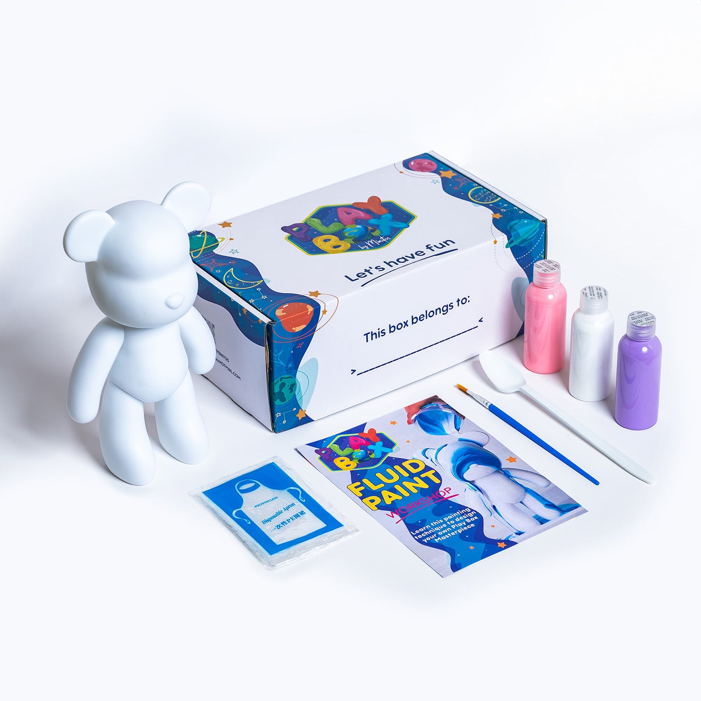 Fluid Paint Masterpiece Bears