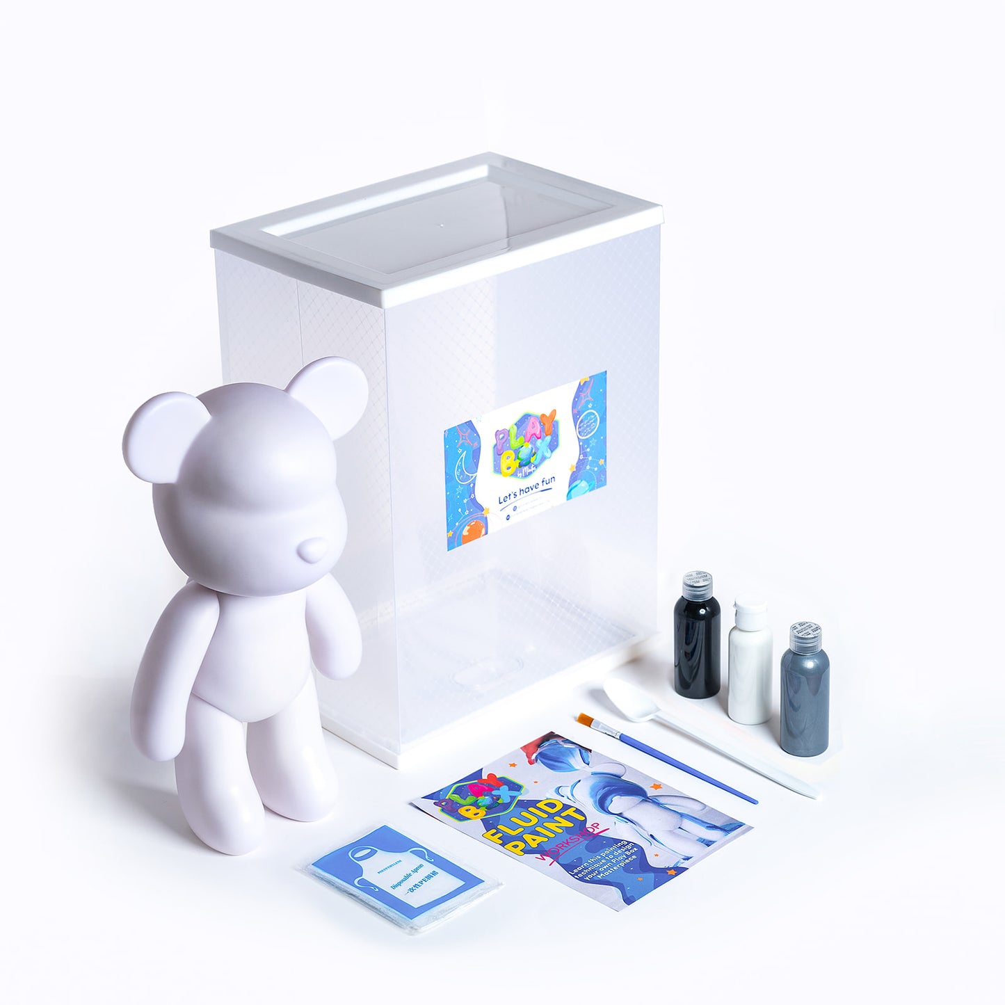 Fluid Paint Masterpiece Bears