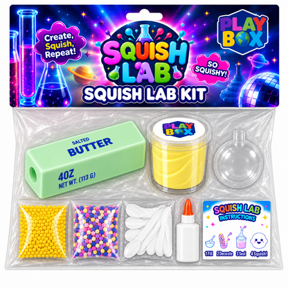 Squish Kit: One Green Butter skin  and clear round skin (Copy)