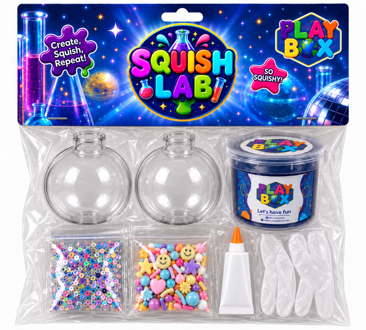 Squish Kit: One Green Butter skin  and clear round skin (Copy) (Copy)